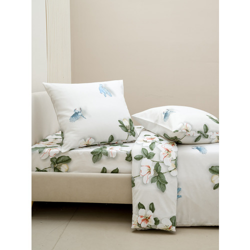 Постельное белье VT из полисатина ДА-50 2-х сп с евро простыней с наволочками 70/70 фото 11