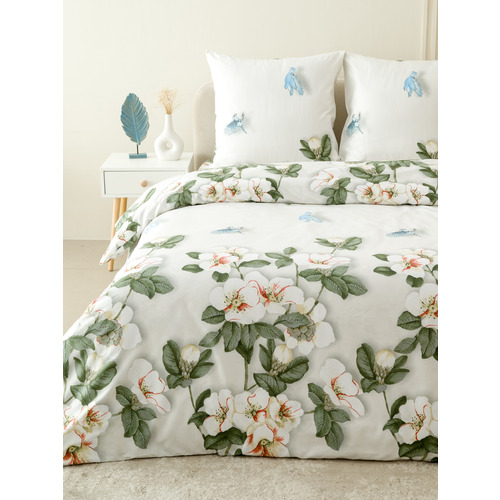 Постельное белье VT из полисатина ДА-50 2-х сп с евро простыней с наволочками 70/70 фото 10