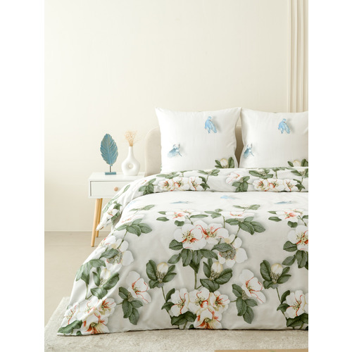 Постельное белье VT из полисатина ДА-50 2-х сп с евро простыней с наволочками 70/70 фото 6