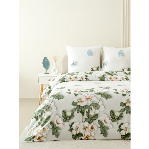 Постельное белье VT из полисатина ДА-50 2-х сп с евро простыней с наволочками 70/70 фото 9