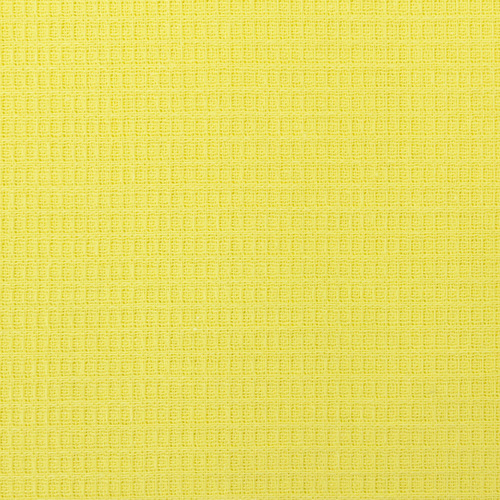 Ткань на отрез вафельное полотно гладкокрашенное 150 см 165 гр/м2 цвет лимон фото 4
