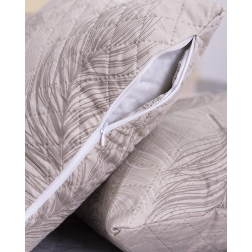 Чехол п/э декоративный для подушки с молнией, ультрастеп 5253 45/45 см фото 3