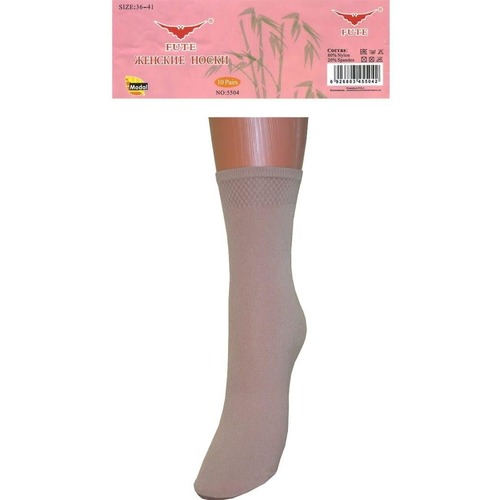 Женские капроновые носки Fute 5504 бежевые фото 1