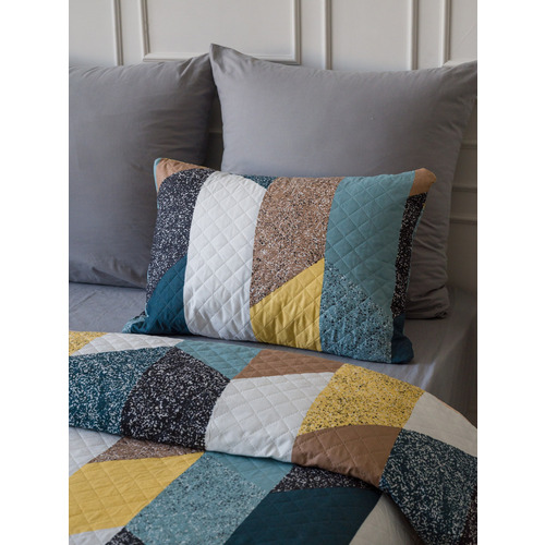 Чехол декоративный VT для подушки с молнией, ультрастеп 4102 50/70 см в упаковке 2 шт фото 2