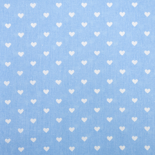Ткань на отрез бязь плательная 150 см 1746/3 цвет голубой фото 3