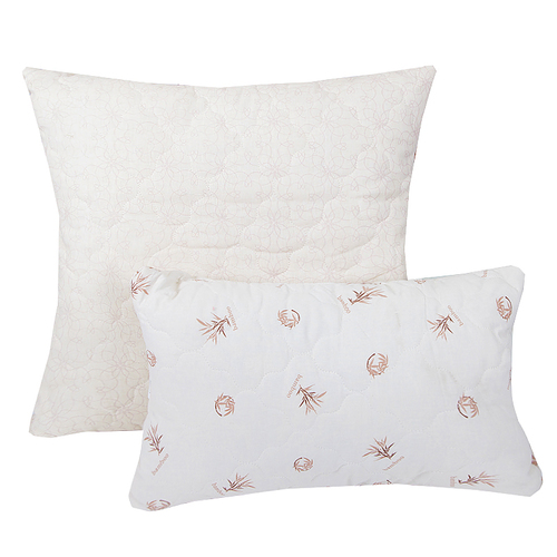 Подушка холофайбер шарики чехол стеганный хлопок 40/60. фото 1