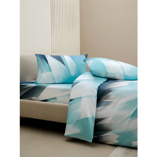 Постельное белье VT из полисатина 4255 2-х сп с евро простыней с наволочками 50/70 фото 5