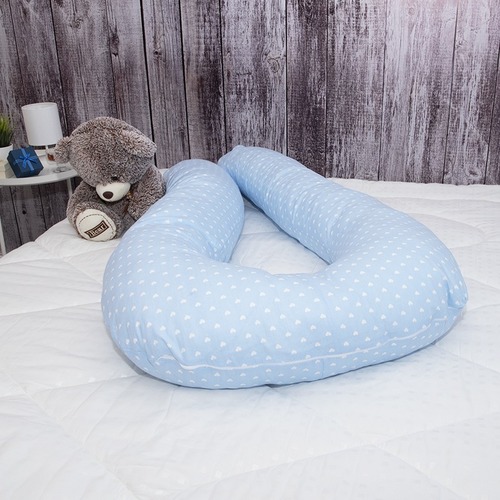 Подушка для беременных U-образная 1746/3 цвет голубой фото 1