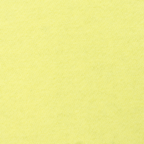 Ткань на отрез футер 3-х нитка диагональный цвет светло-желтый фото 2