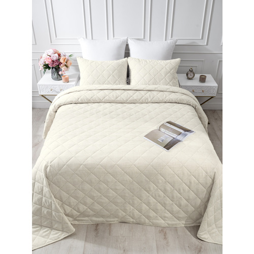 Покрывало VT Linen-look 260х240 + 2 нав 50х70 цвет 1 фото 9