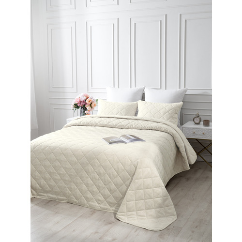 Покрывало VT Linen-look 260х240 + 2 нав 50х70 цвет 1 фото 8