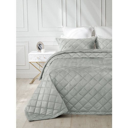 Покрывало VT велюр 260х240 + 2 нав 50х70 цвет HLR-5 фото 6