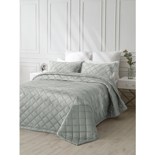 Покрывало VT велюр 260х240 + 2 нав 50х70 цвет HLR-5 фото 5