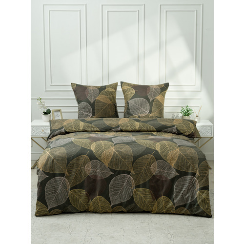 Постельное белье VT из полисатина DJL6076 2-х сп с евро простыней с наволочками 70/70 фото 12