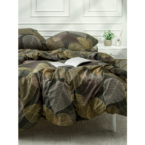 Постельное белье VT из полисатина DJL6076 2-х сп с евро простыней с наволочками 70/70 фото 7