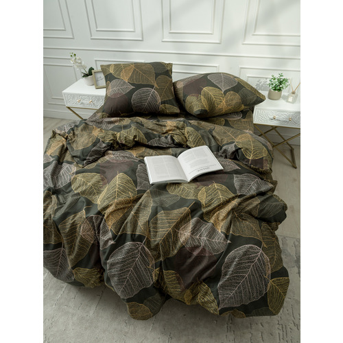 Постельное белье VT из полисатина DJL6076 2-х сп с евро простыней с наволочками 70/70 фото 5