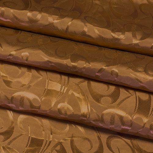 Портьерная ткань 150 см 10-2 цвет коричневый фото 2