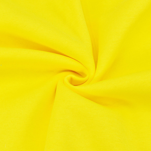 Ткань на отрез футер 3-х нитка начес №104 цвет желтый 3 фото 1
