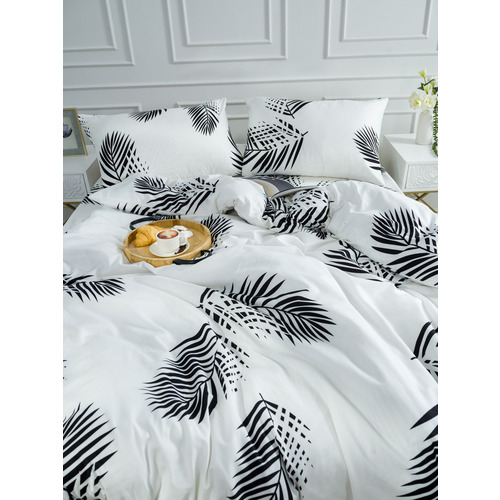 Постельное белье VT из полисатина JH411 2-х сп с евро простыней с наволочками 50/70 фото 14