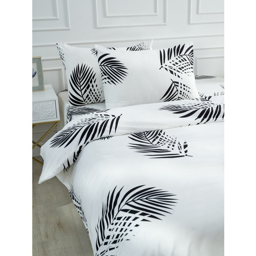 Постельное белье VT из полисатина JH411 2-х сп с евро простыней с наволочками 50/70 фото 5