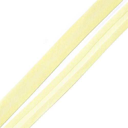 Косая бейка хлопок ширина 15 мм (132 м) цвет 7016 бл-желтый фото 1