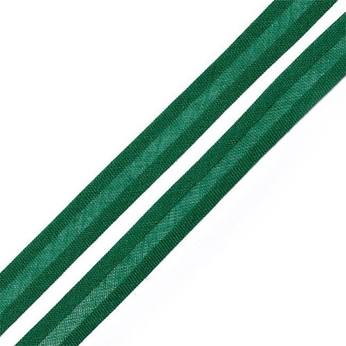 Косая бейка хлопок ширина 15 мм (132 м) цвет 7059 насыщенный зеленый фото 1