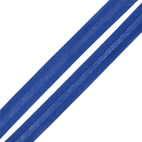 Косая бейка хлопок ширина 15 мм (132 м) цвет 7087 синий фото 1
