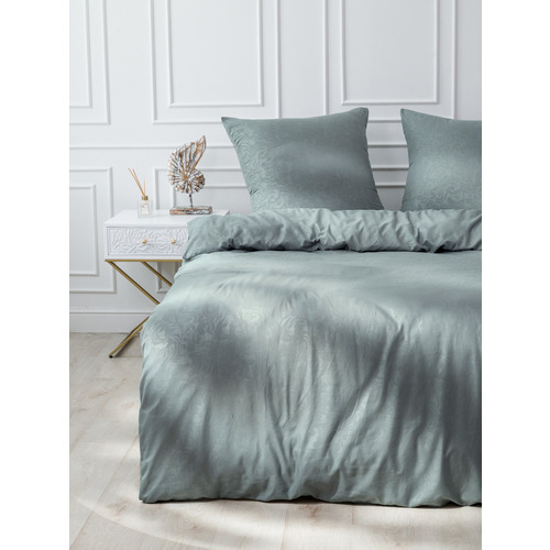 Постельное жаккард 17-4402 2-х сп с евро простыней с наволочками 70/70 фото 11