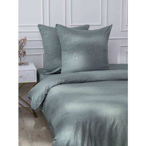 Постельное жаккард 17-4402 2-х сп с евро простыней с наволочками 70/70 фото 10