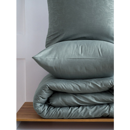 Постельное жаккард 17-4402 2-х сп с евро простыней с наволочками 70/70 фото 9