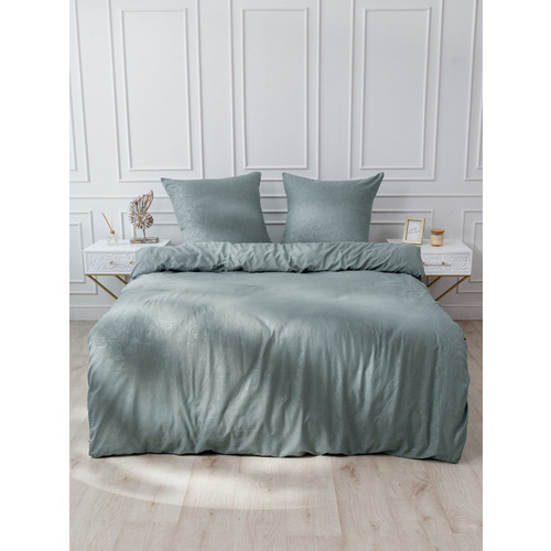 Постельное жаккард 17-4402 2-х сп с евро простыней с наволочками 70/70 фото 5