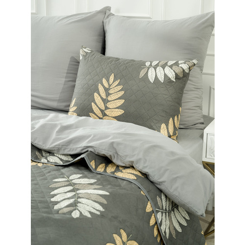 Чехол декоративный VT для подушки с молнией, ультрастеп DJL6652 50/70 см в упаковке 2 шт фото 1