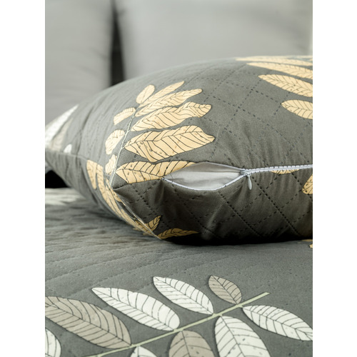 Чехол декоративный VT для подушки с молнией, ультрастеп DJL6652 50/70 см в упаковке 2 шт фото 10