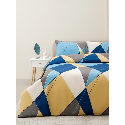 Постельное белье VT из полисатина 4256 2-х сп с евро простыней с наволочками 50/70 фото 1