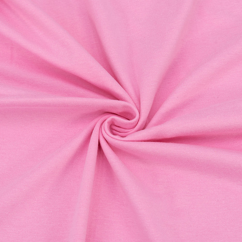 Ткань на отрез кулирка М-2015 цвет розовый фото 1