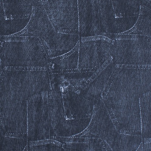 Простыня трикотажная на резинке Премиум цвет черные джинсы 160/200/20 см фото 3