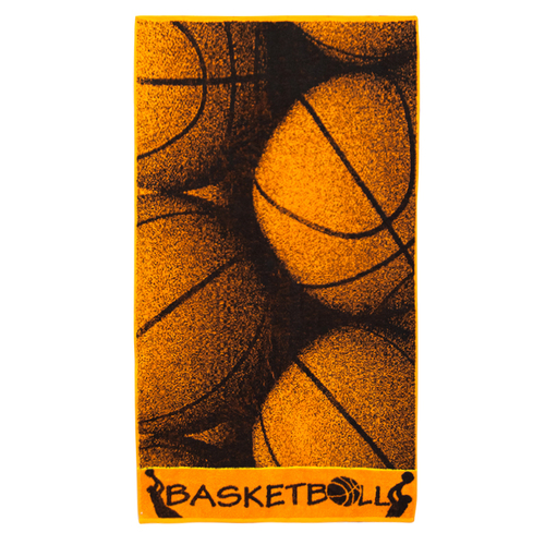 Полотеце махровое Баскетбол ПЦ-3502-2202 70/130 см фото 1