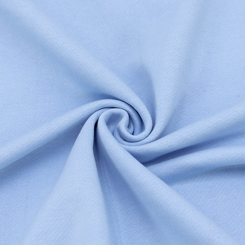 Ткань на отрез футер 3-х нитка диагональный цвет голубое небо фото 1