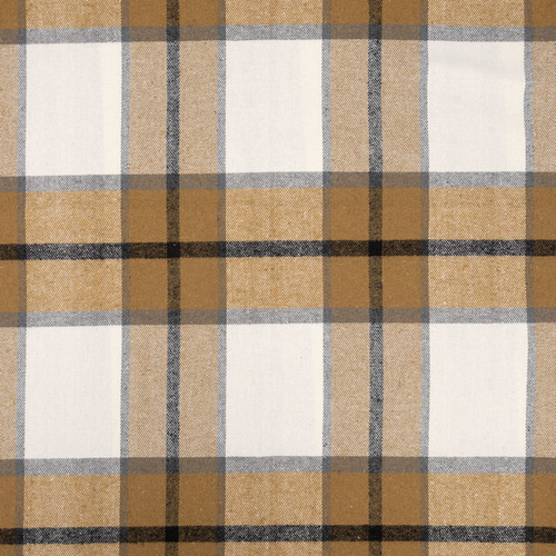 Ткань на отрез фланель Рубашечная №34 серо-коричневая клетка фото 2