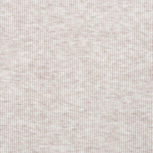 Ткань на отрез кашкорсе 3-х нитка с лайкрой цвет бежевый меланж фото 2