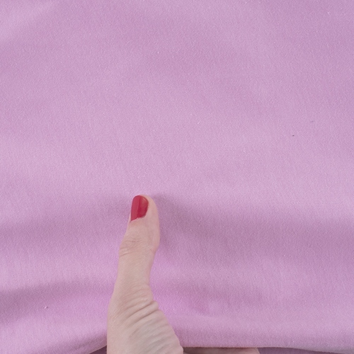 Ткань на отрез кулирка цвет розовый фото 3