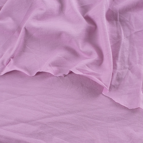 Ткань на отрез кулирка цвет розовый фото 2