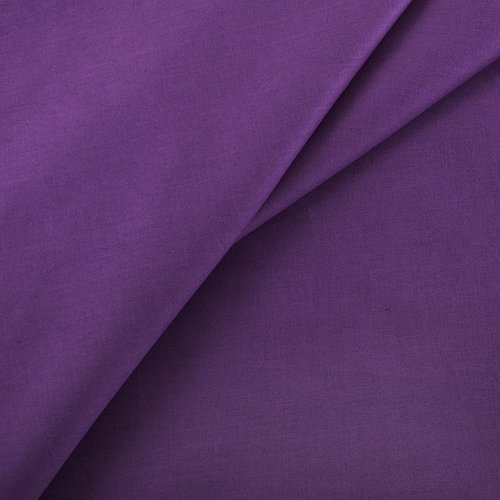 Ткань на отрез сатин гладкокрашеный 250 см 17-1710 цвет лиловый фото 2