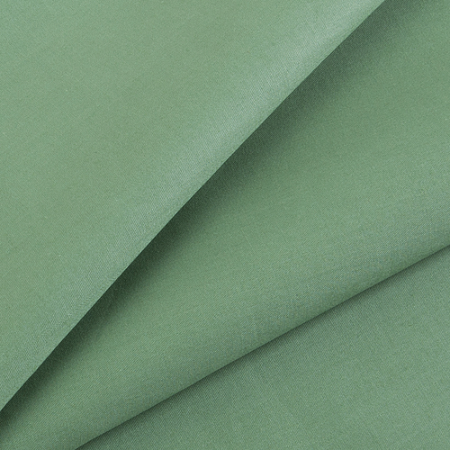 Ткань на отрез сатин гладкокрашеный 250 см 15-6316 цвет зелень фото 1