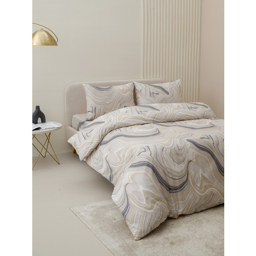 Постельное белье k12970-05 2-х сп с евро простыней с наволочками 50/70 фото 10