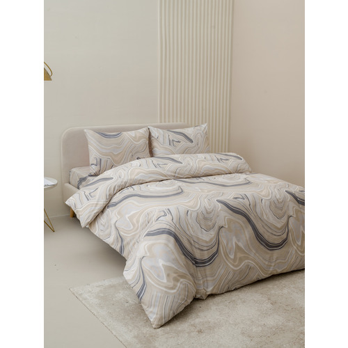 Постельное белье k12970-05 2-х сп с евро простыней с наволочками 50/70 фото 9