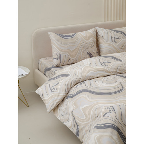 Постельное белье k12970-05 2-х сп с евро простыней с наволочками 50/70 фото 8