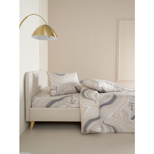 Постельное белье k12970-05 2-х сп с евро простыней с наволочками 50/70 фото 5