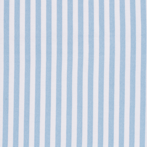 Ткань на отрез интерлок Полоса вертикаль R334 цвет голубой фото 1