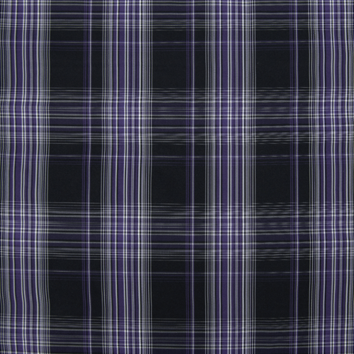 Ткань на отрез дюспо КТ0306 Клетка цвет фиолетовый фото 2
